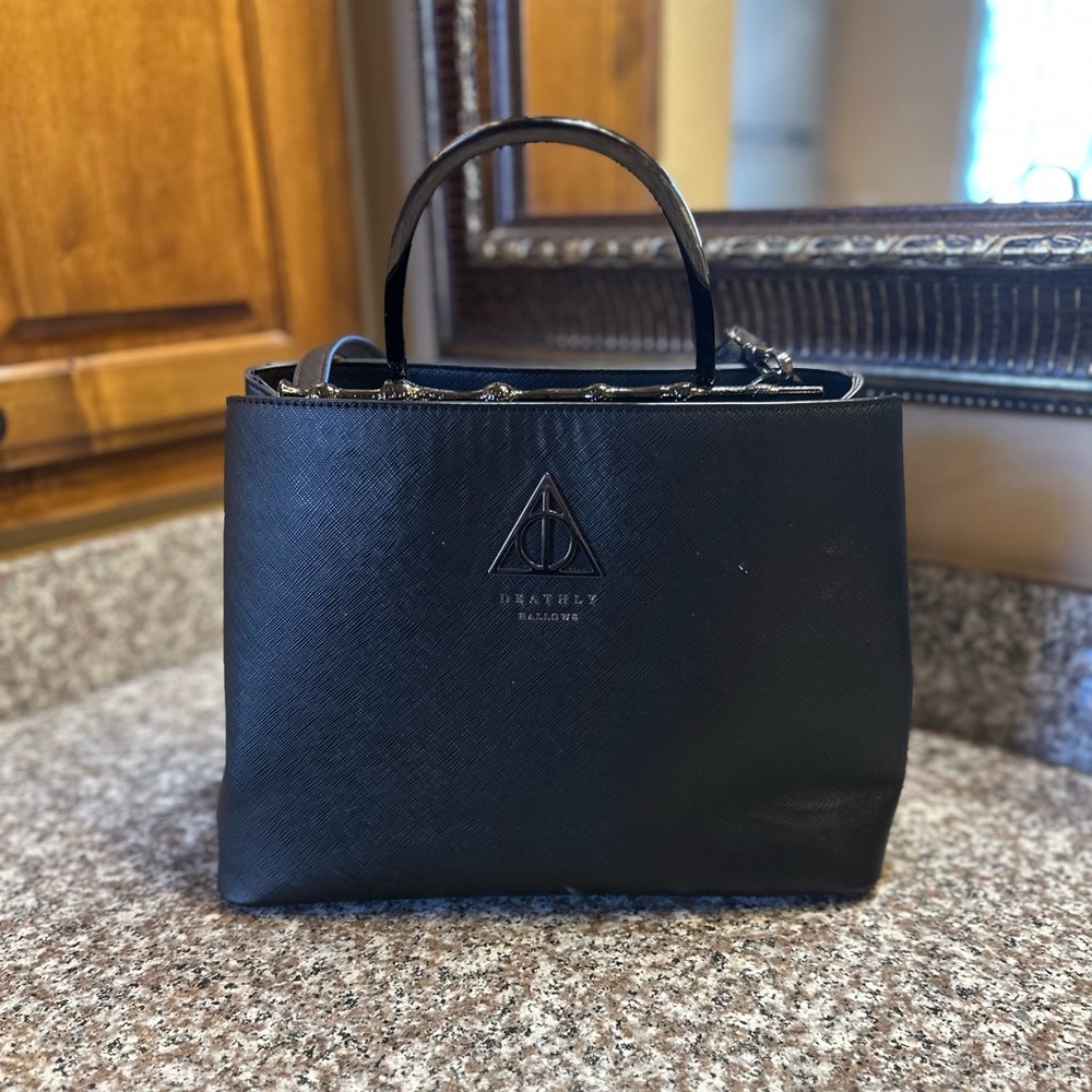 Lounge Fly Harry Potter Black Leather Handbag